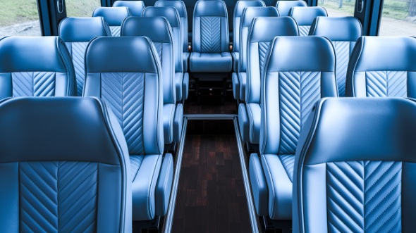 28 passenger minibus interior mobile