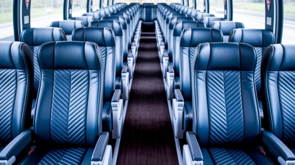 50 passenger charter bus inside jacksonville