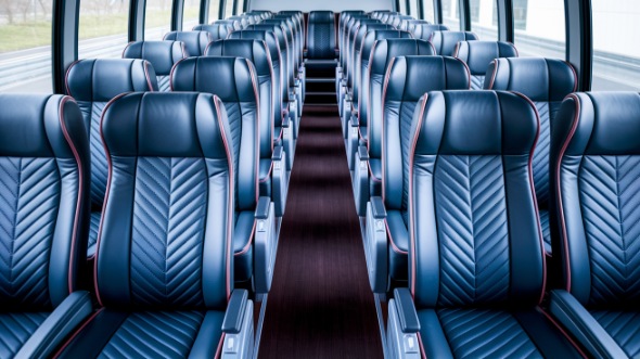 55 passenger charter bus inside pensacola