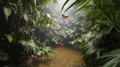 butterfly rainforest