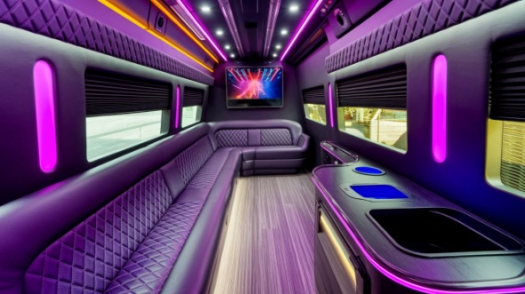 sprinter limo rental inside the villages